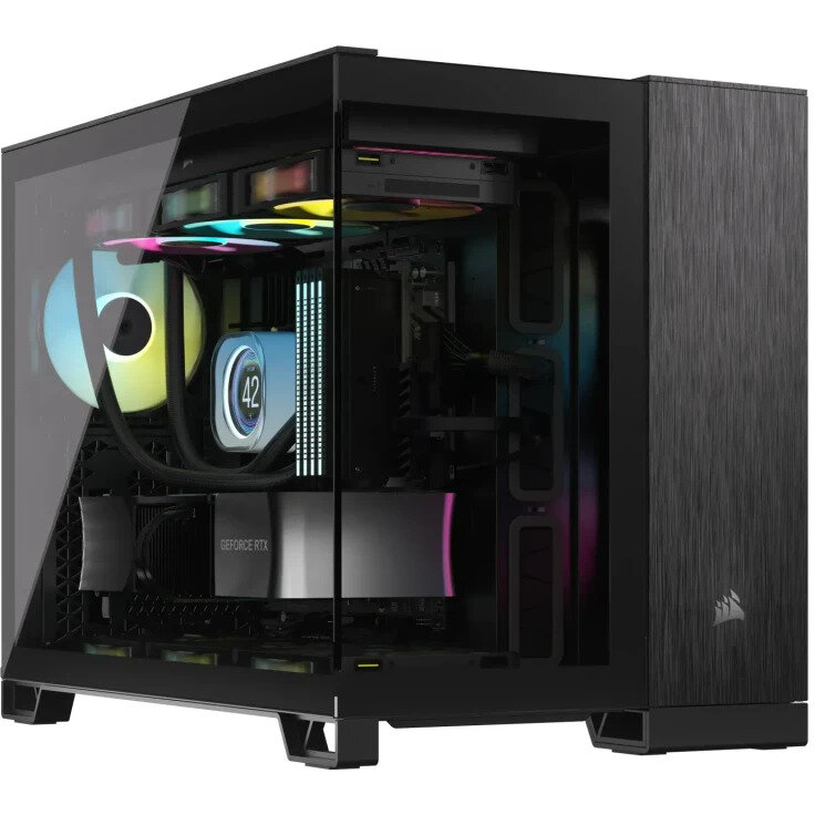 Carcasa 2500X Black/Obsidian Aluminium