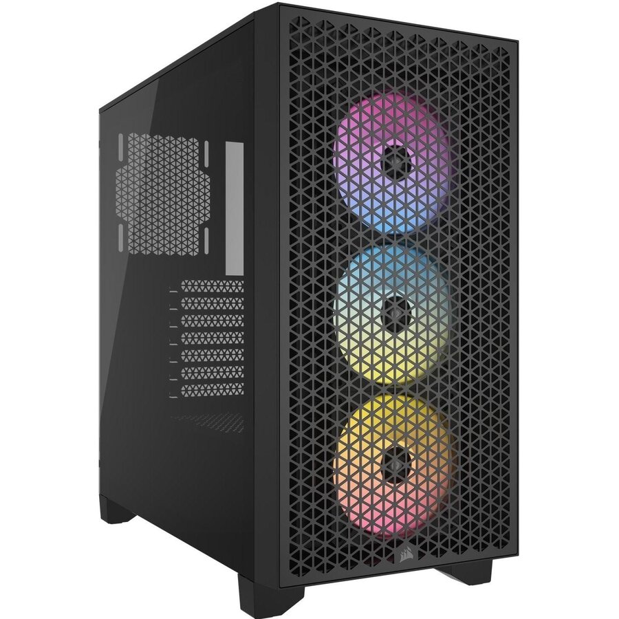 Carcasa 3000D RGB Tempered Glass Mid Tower Negru