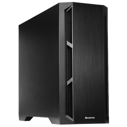 Carcasa APEX Q Middle Tower fara Sursa 2x USB 3.1 Gen 1 1x USB-C 3.2 Gen 2 7 Sloturi Expansiune Negru