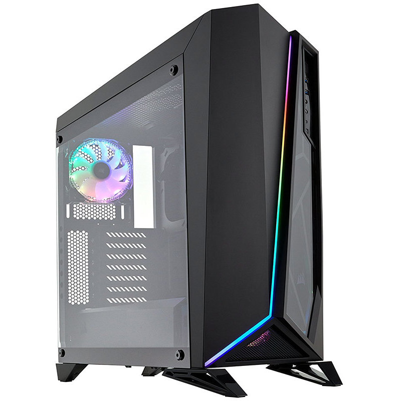 Carcasa Carbide Series Spec-Omega RGB Tempered Glass Black