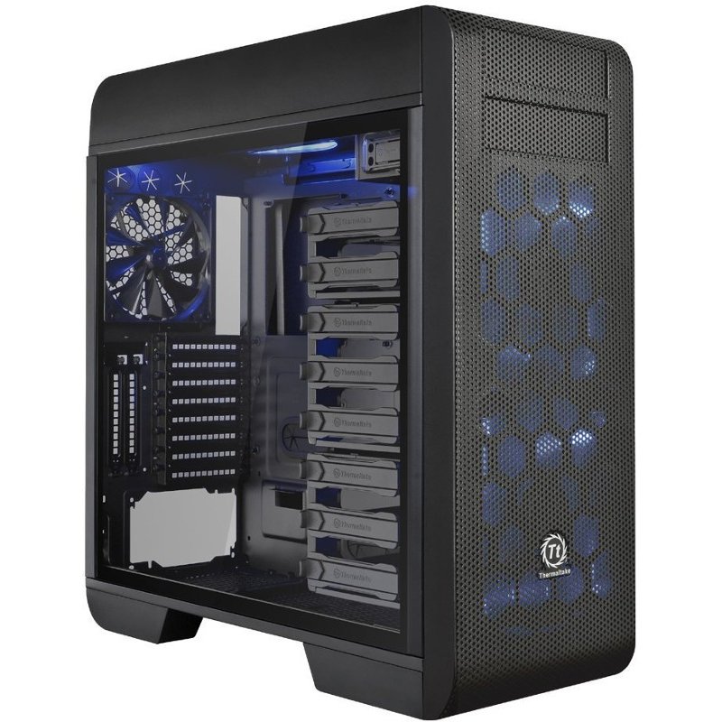 Carcasa Core V71 Black Tempered Glass