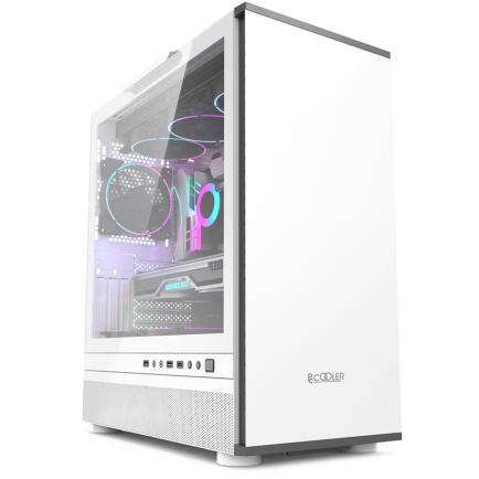 Carcasa IE200 WH  Tempered Glass Alb