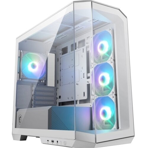 Carcasa MAG PANO M100R PZ WHITE mATX RGB Alb