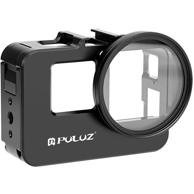 Carcasa Metalica de Protectie PU966B pentru Insta360 Ace Pro / Ace Negru