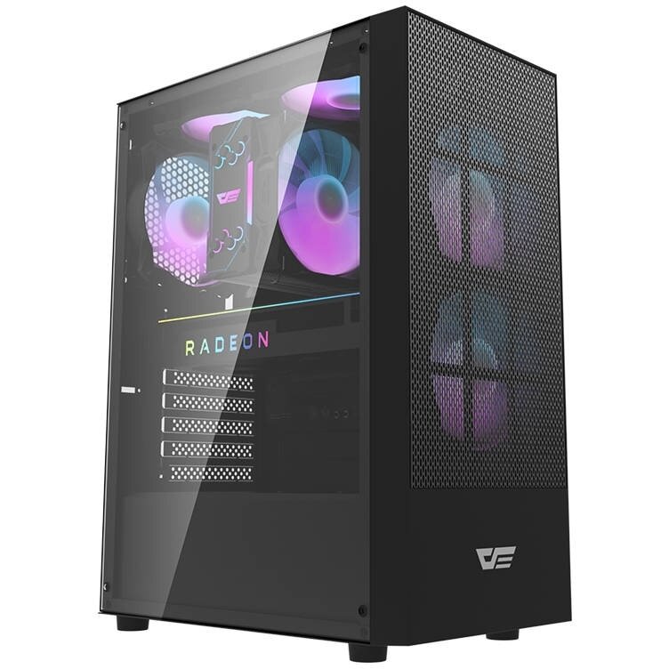 Carcasa Pc A290 + 3 Ventilatoare Negru