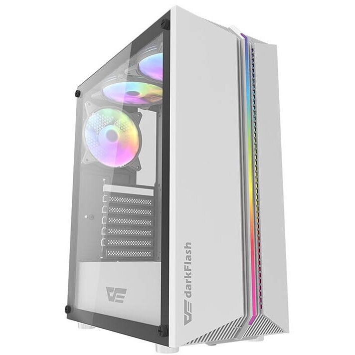 Carcasa Pc DK151 Led Argb Alb