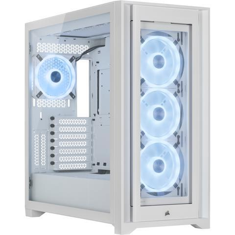 Carcasa PC Gaming 5000X RGB QL Edition TG Alb