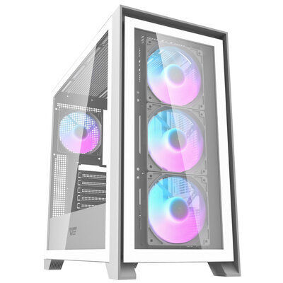 Carcasa pentru Computer DRX90 Sticla ATX 2x HDD 1x SSD Alb