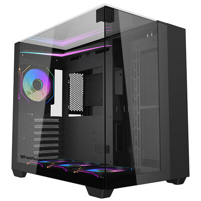 Carcasa pentru Computer TH285 ATX Otel SPCC + 4 Ventilatoare Negru