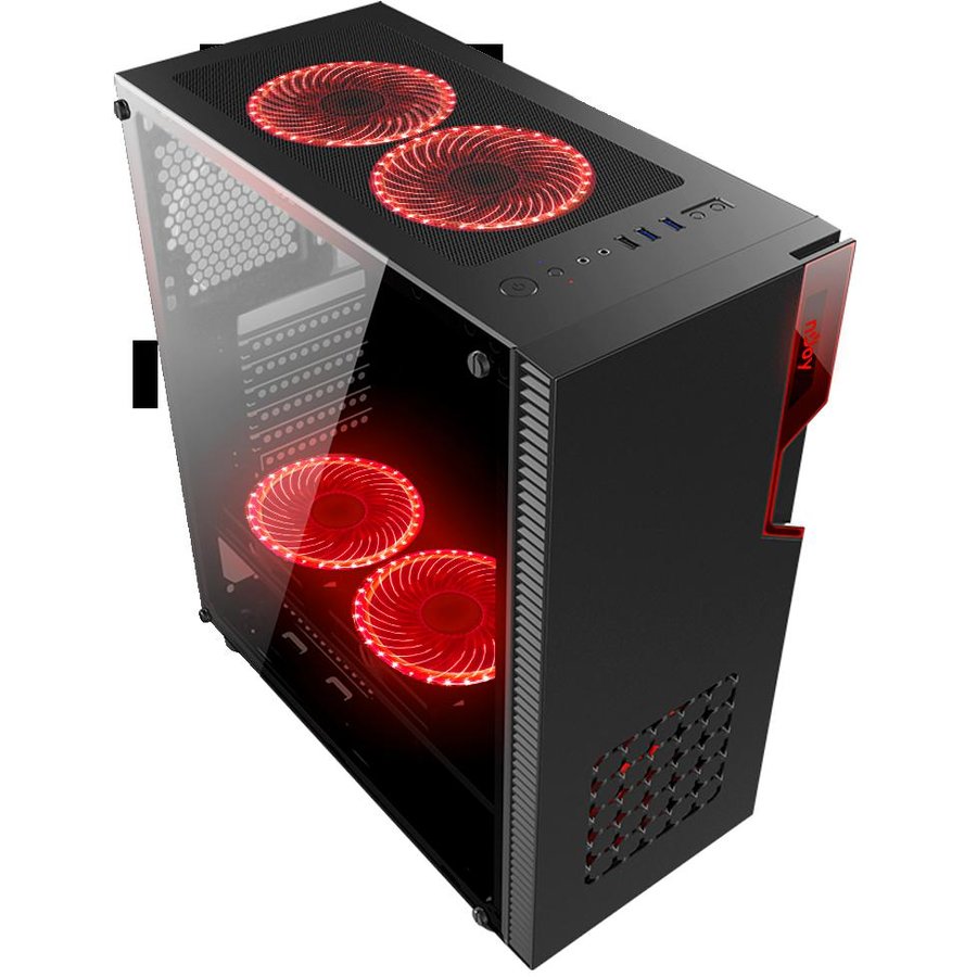 Carcasa Santinel ATX MiddleTower Negru