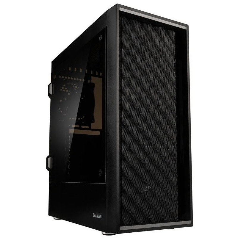 Carcasa T7 SECC Steel ATX Mid Tower Fara sursa Black