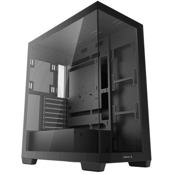 Carcase CG580 Middle Tower Gaming Fara Sursa Suporta 10xFan USB 3.2 Gen1 x 2 Audio+Mic 7 Sloturi Expansiune Negru