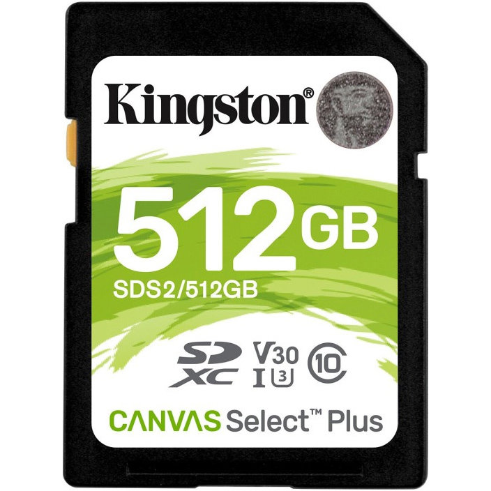 Card Canvas Select Plus SDXC 512GB Clasa 10 UHS-I U3 100 Mbs