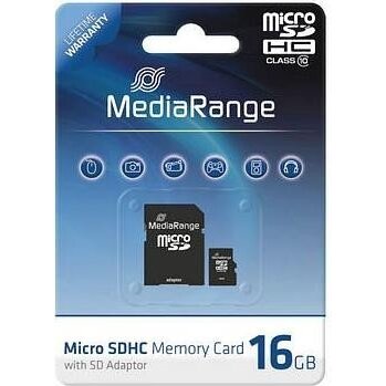 Card de memorie Industrial 16GB MicroSDHC Clasa 10 + Adaptor SD
