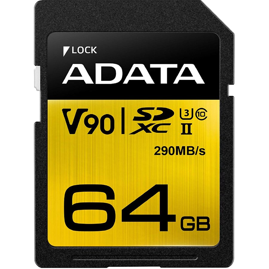 Card de memorie V90 64GB Premier ONE SDXC UHS-II U3 Clasa 10