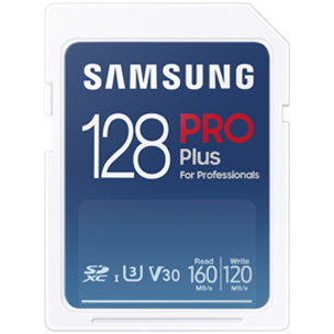 Card PRO Plus for Professionals R160/W120 SDXC 128GB UHS-I U3 Clasa 10