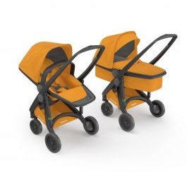 Carucior Copii 2 In 1 100% Ecologic Galben