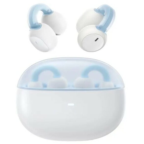 Casti AirGo 1 Ring Open-Ear Wireless Bluetooth 5.3 Alb