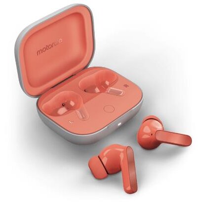 Casti Bluetooth Buds Guitar Wireless In-Ear Dolby Atmos Coral Peach