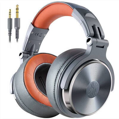 Casti Cu Fir Detasabil Over Ear Utilizare Profesionala DJ Jack 3.5mm/6.35mm Difuzor 50mm Impedanta 32Ohm Gri