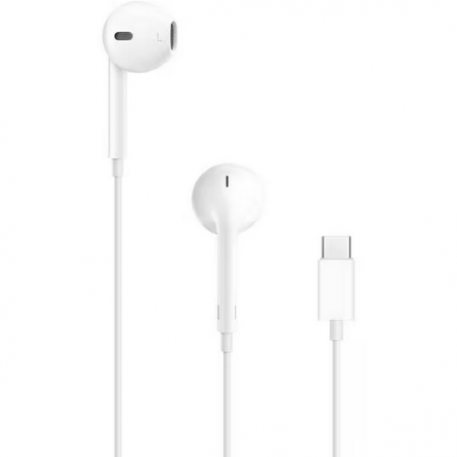 Casti Cu Microfon EarPods Cu Fir Intraauriculare Microfon Pe Fir USB Type-C Alb