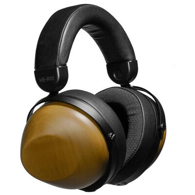 Casti Dinamice Wireless HE-R10D Bluetooth / Cablu 3.5mm Lemn Masiv Maro