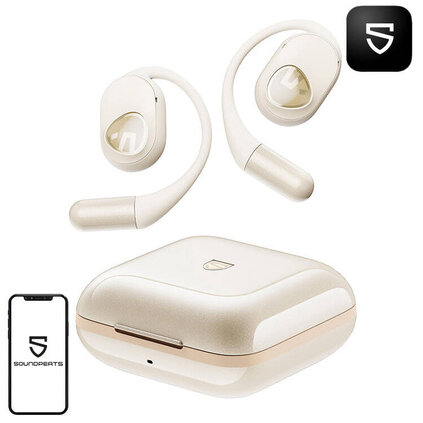 Casti GoFree2+ Wireless Bluetooth IPX5 Alb/Bej