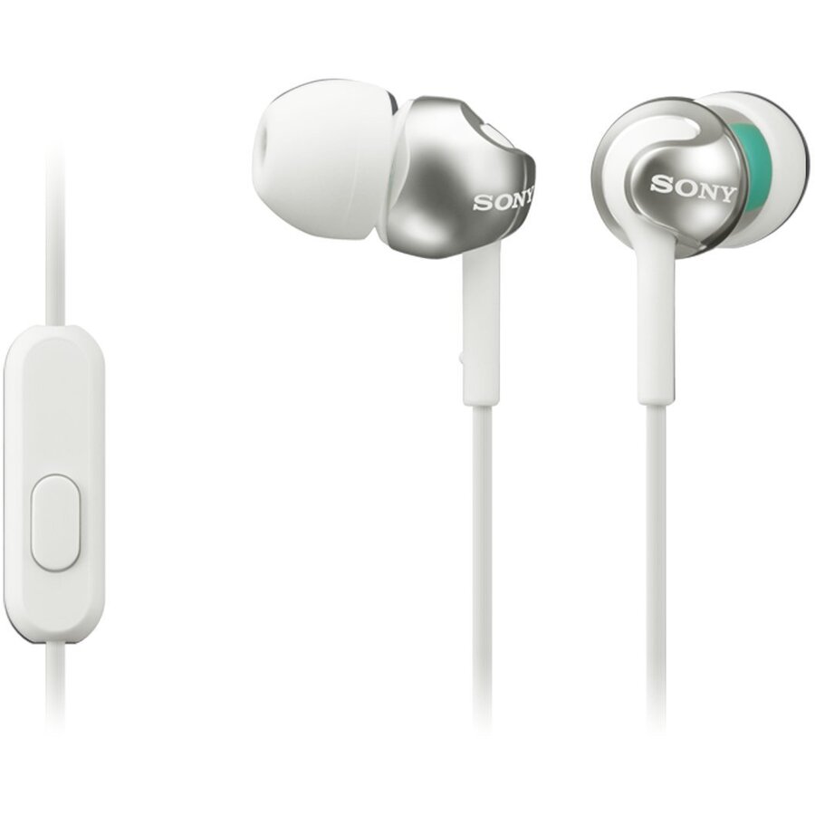 Casti MDR-EX110AP albe