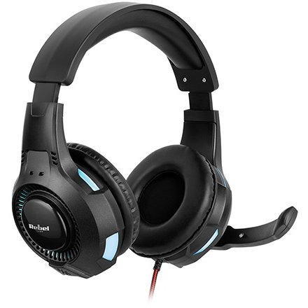 Casti PC GH-20 cu Microfon Cablu 1.8M Negru