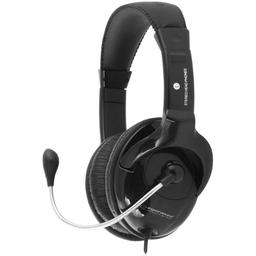 Casti Stereo cu Microfon Menuet EH101 Negru