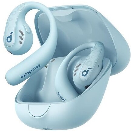 Casti True Wireless SoundCore AeroFit Pro IPX5 Autonomie 46H LDAC Bluetooth 5.3 Albastru