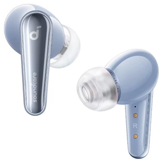 Casti TWS Soundcore Liberty 4 NC Bluetooth 5.3 6 x Mic Autonomie Pana La 50h IPX5 ANC Albastru