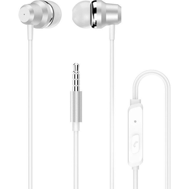Casti X10 Pro, In-ear, Control pe fir, Jack 3.5mm, Lungime cablu 1.2m, Alb