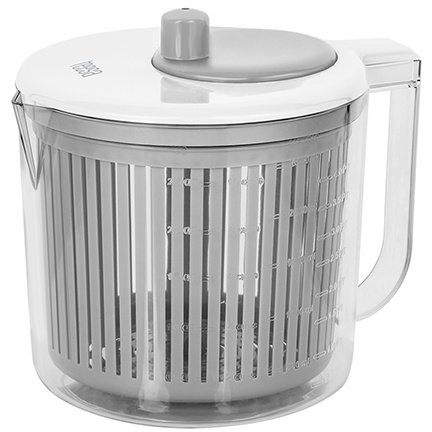 Centrifuga Manuala Salata 2.5l PP + PS Alb