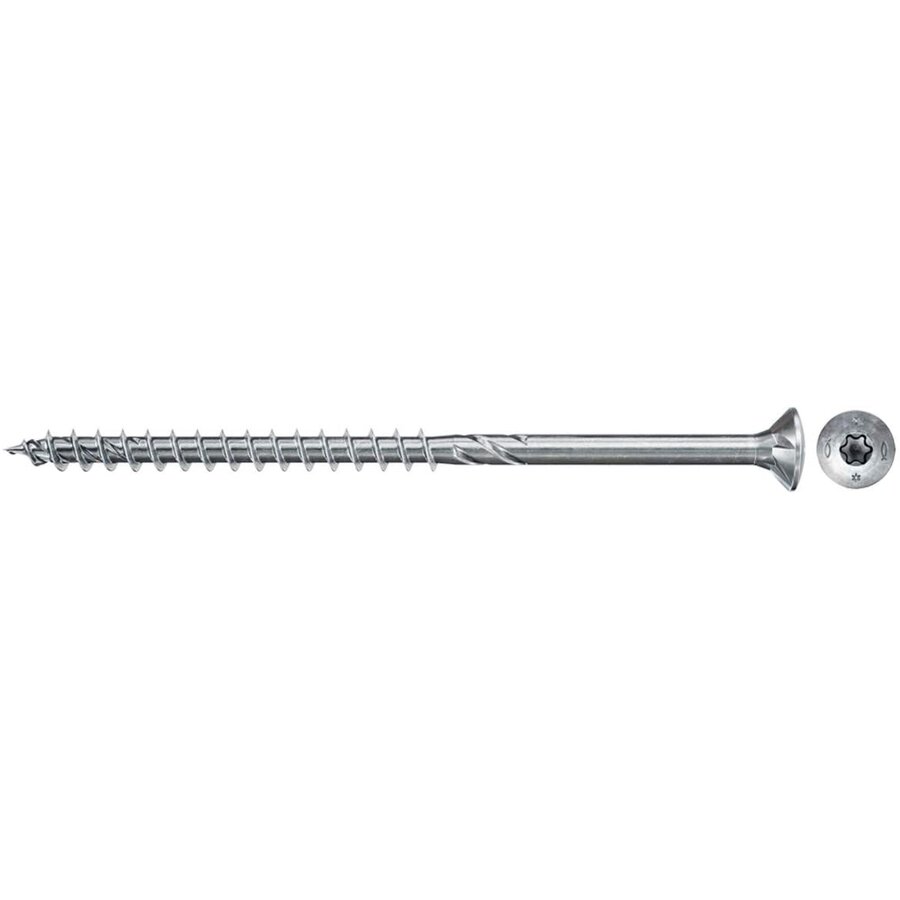 chipboard screw Power-Fast II 6.0x220 countersunk (50 pieces, partial thread, galvanized)