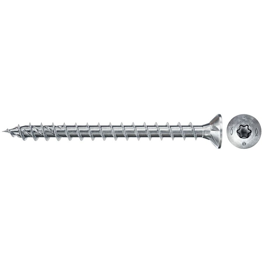 chipboard screw PowerFast II 5.0x70 countersunk head TX (200 pieces, full thread, galvanized)