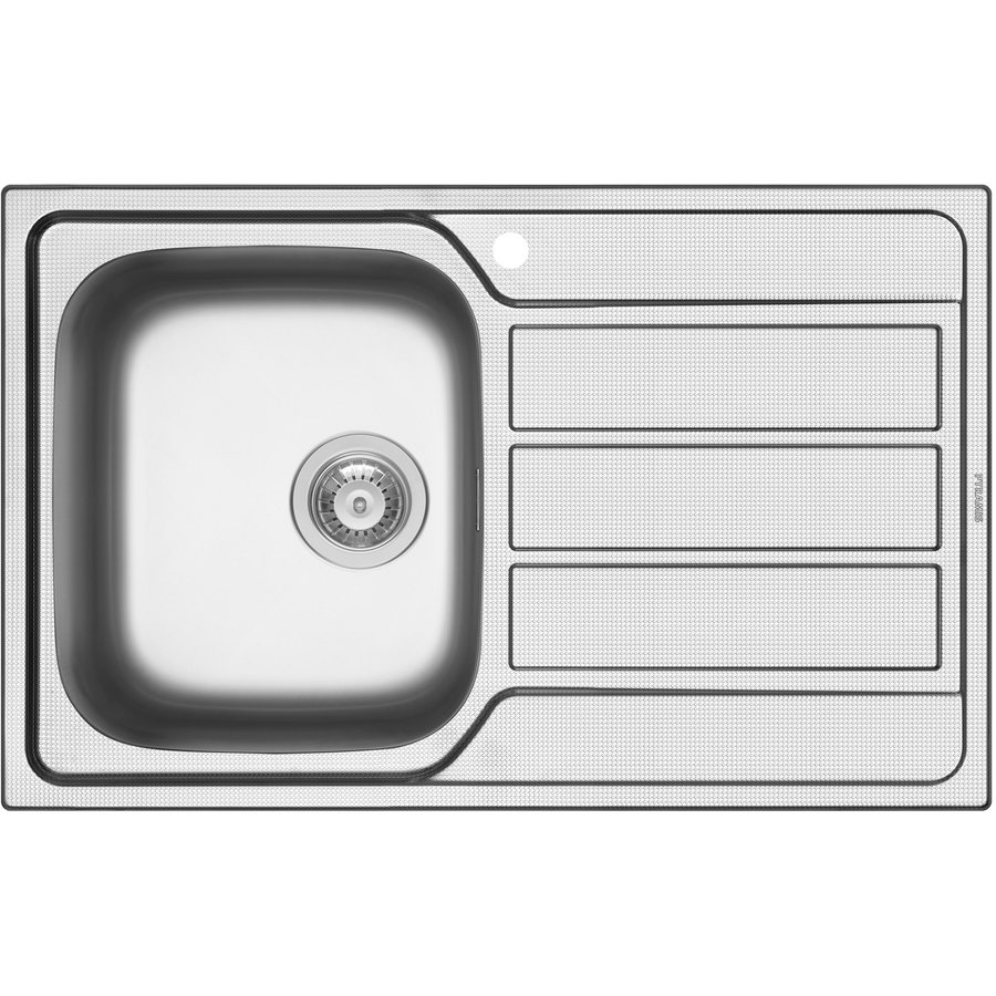 Chiuveta bucatarie Athena Diamond 79x50cm 1B1D ST Inox