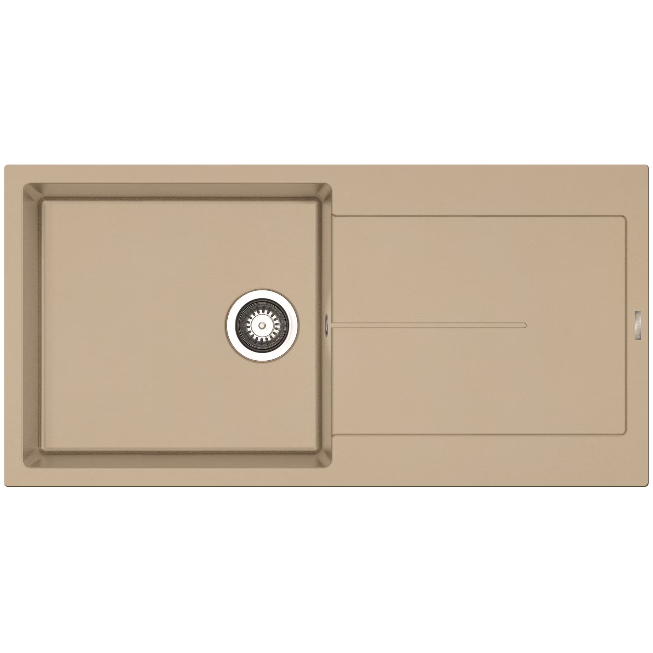 Chiuveta Bucatarie ITHAKA 1000x500mm Adancime 200mm Incastrat   Pyragranite   Bej
