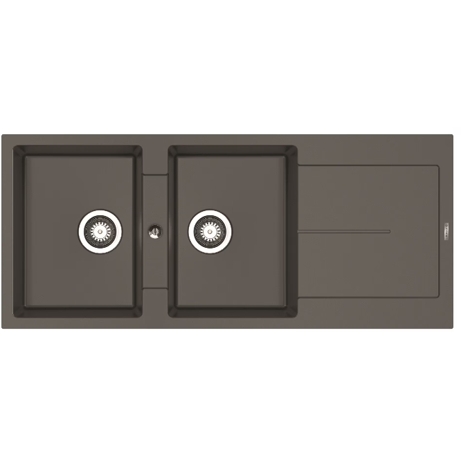 Chiuveta Bucatarie ITHAKA 555x460mm  Adancime 200mm Incastrat   Pyragranite   Gri