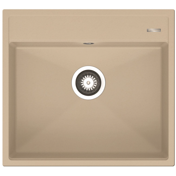 Chiuveta Bucatarie ITHAKA 560x510mm Adancime 200mm Incastrat   Pyragranite   Bej