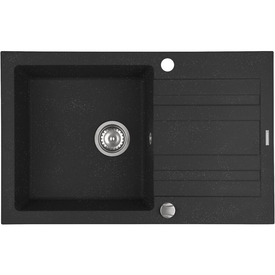 Chiuveta Bucatarie NAXOS 79x50 1B 1D Black