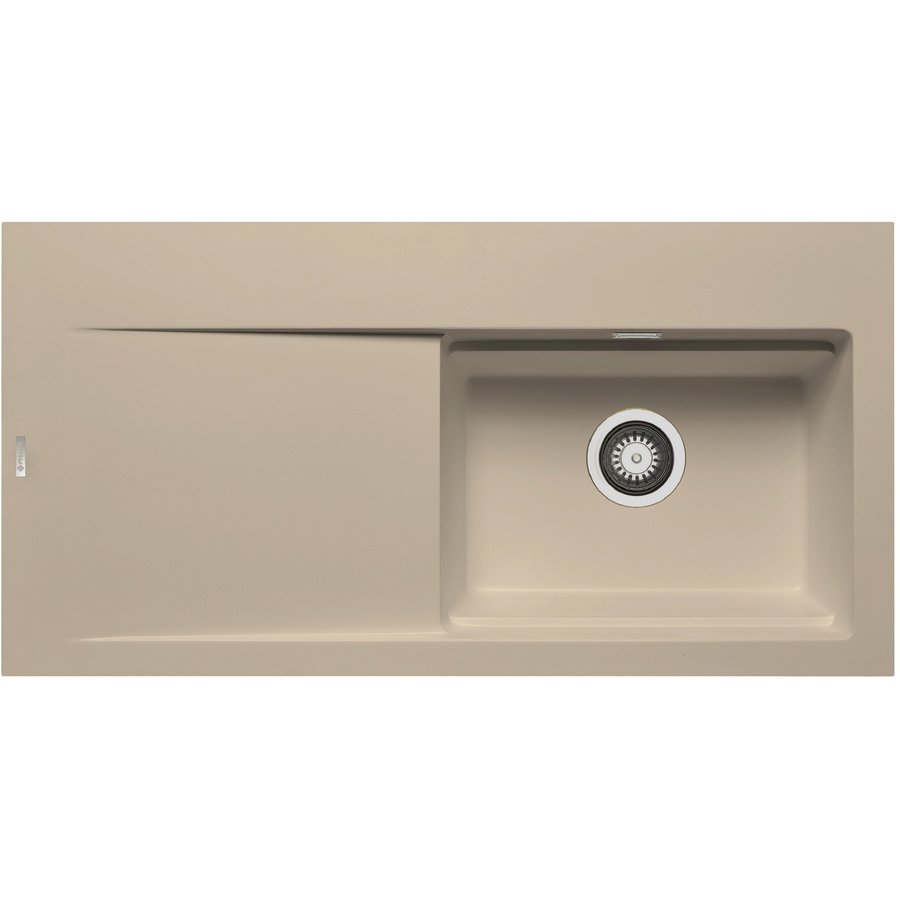 Chiuveta bucatarie Tekton 100x51 1B 1D DR Ivory