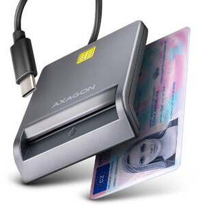 Cititor Electronic Carti de Identitate CRE-SM3TC  Smart Card FlatReader USB-C