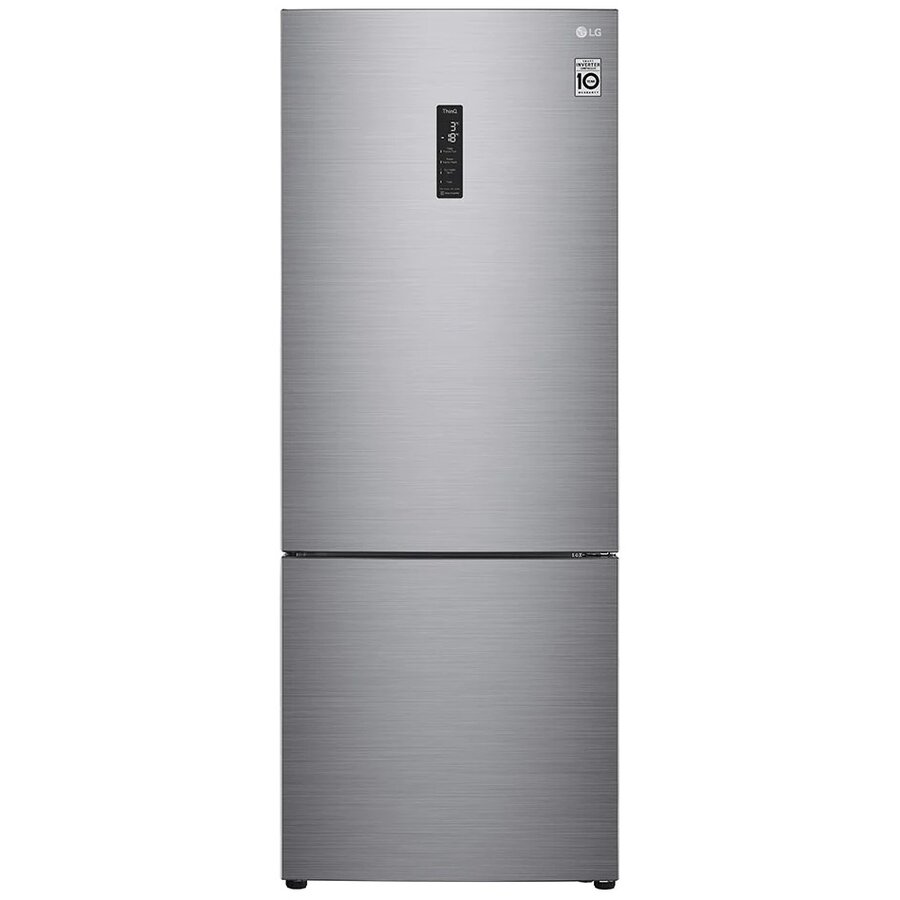 Combina Frigorifica GBB566PZHMN Clasa E 462L No Frost Compresor Smart Inverter ThinQ DoorCooling Argintiu