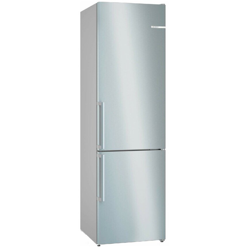 Combina Frigorifica KGN392IDT Serie 4 No Frost Anti Amprenta Clasa D Perfect Fit Tehnologie Cu Invertor Inteligent Inox Argintiu