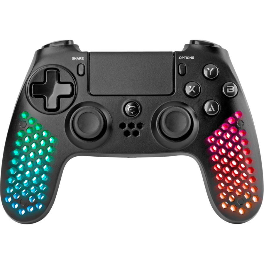 Controller GPW-4009 LEGATUS Compatibil cu PS4 / PS3 / PC / iOS / Android Iluminare LED RGB Negru
