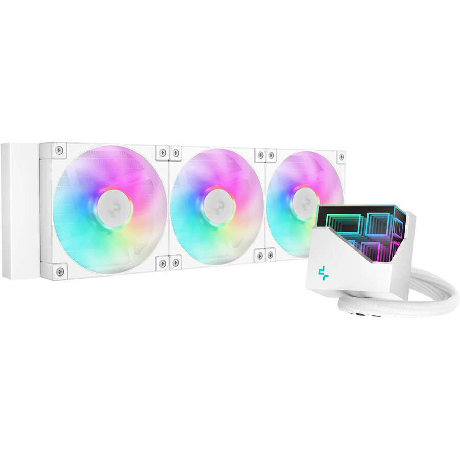 Cooler LT360 ARGB Skt. Intel Si AMD Racire Cu Lichid 3 x 120Mm 600 - 2400 RPM IIuminare RGB Alb