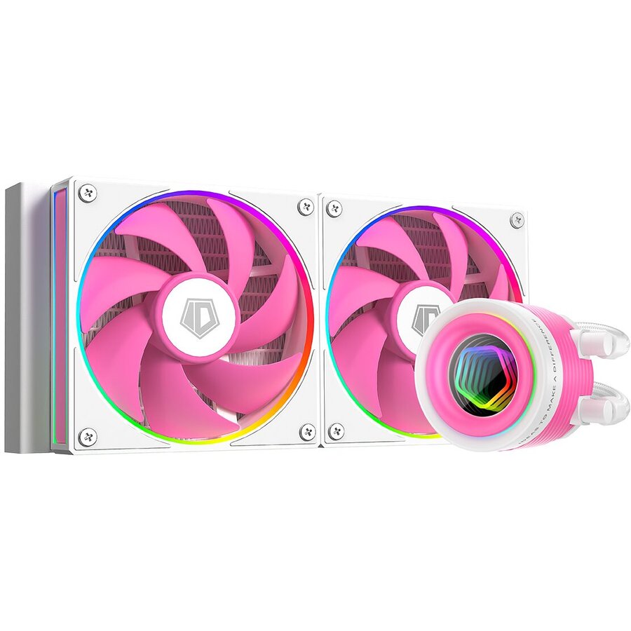 Cooler Procesor FX240 Infinity Pink Racire cu Lichid 2x 120MM Iluminare aRGB Alb/Roz