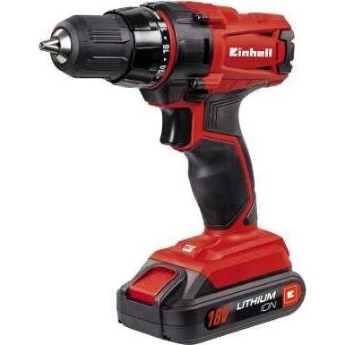 cordless drill TC-CD 18-2 Li, 18 Volt (red / black, Li-ion battery pack 1.5Ah)