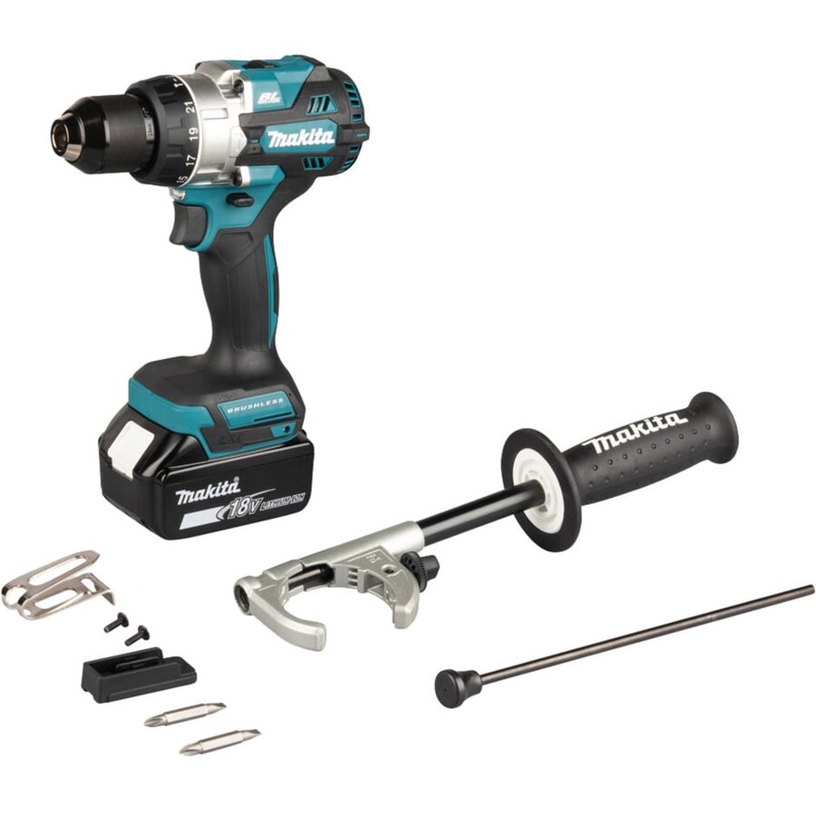 Cordless Impact Drill DHP492Z, 18 Volt blue/black, without battery and charger